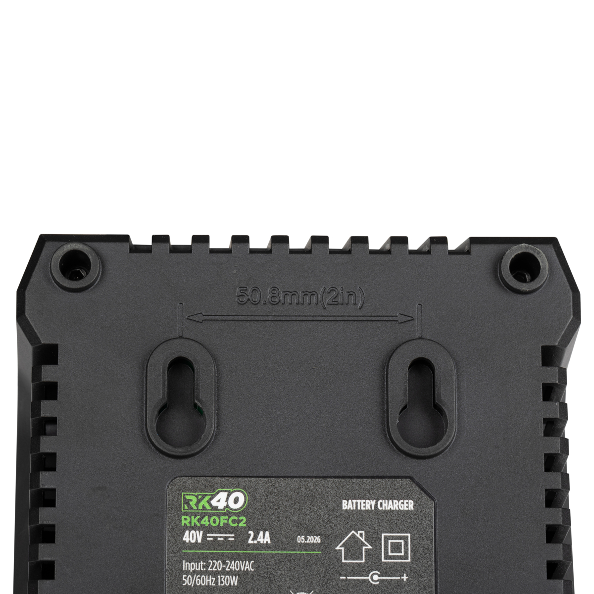 Rikä RK40 40V Single 2.0Ah Battery Fast Charger | 2.4A